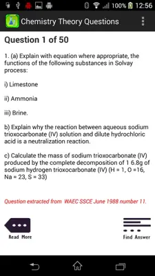 Chemistry Questions android App screenshot 2