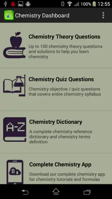 Chemistry Questions android App screenshot 3